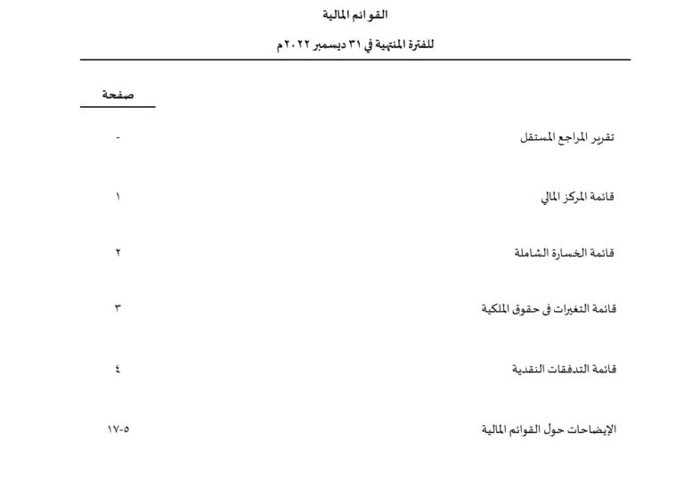 ترجمة القوائم المالية